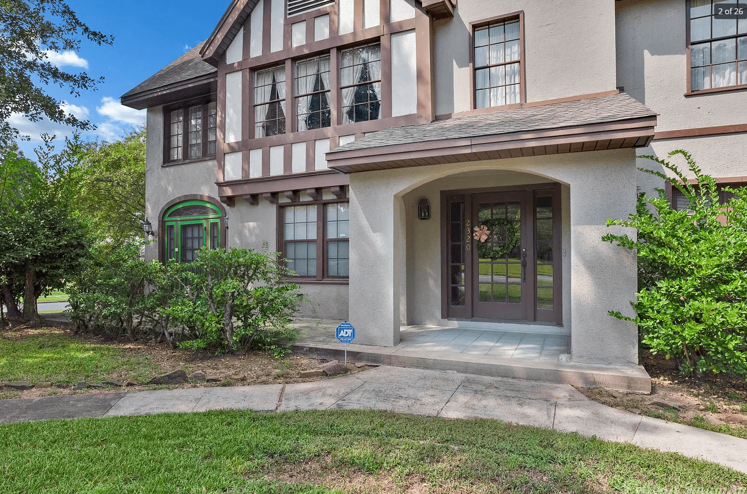 Full Roof Replacement — Tudor Revival, Antique Brown Windsor
